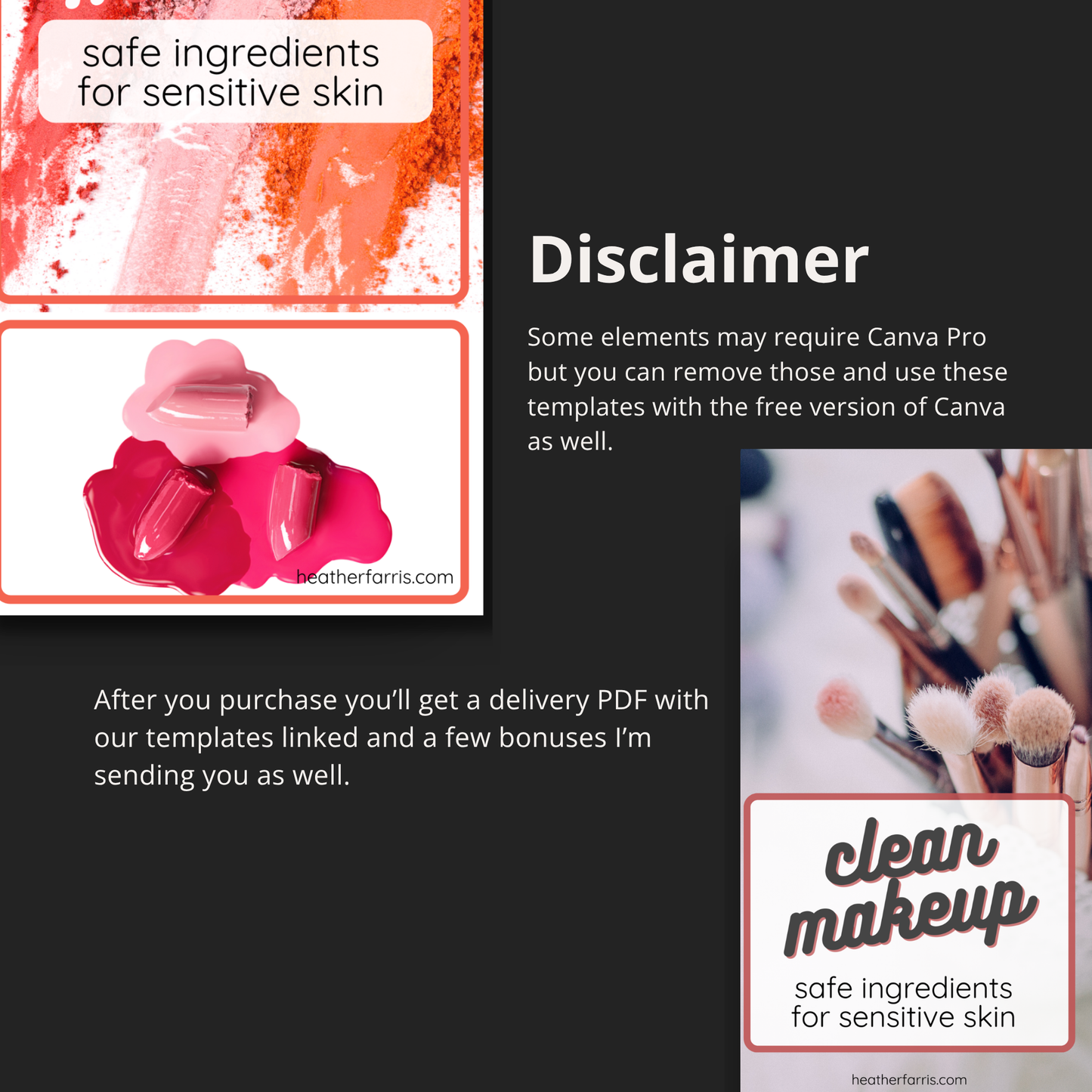 Pinterest Pin Templates for Canva Templates Perfect for Product Sellers
