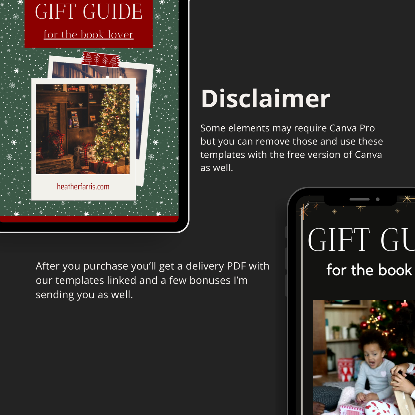 Christmas Gift Guide Pinterest Templates
