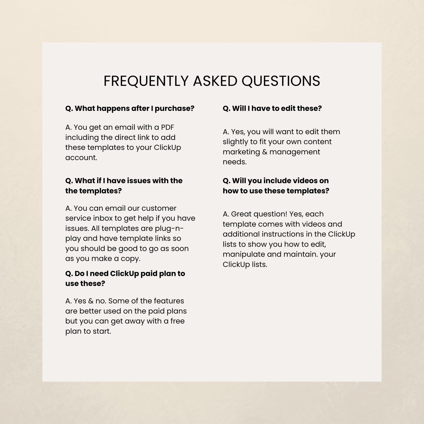 Content Repurposing Workshop + Templates