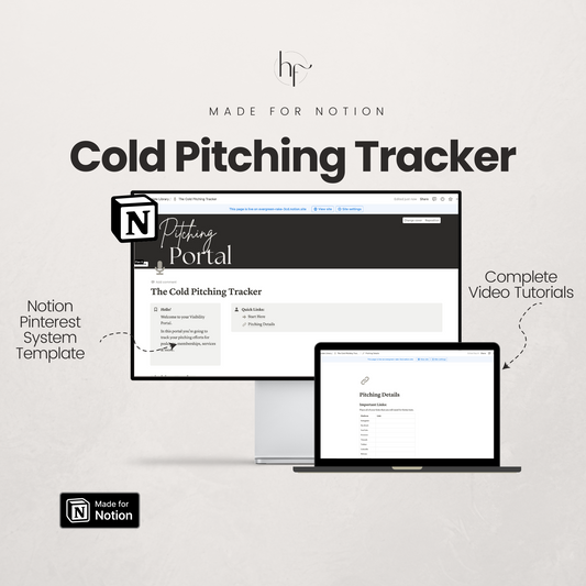 Notion Cold Pitching Tracking Template