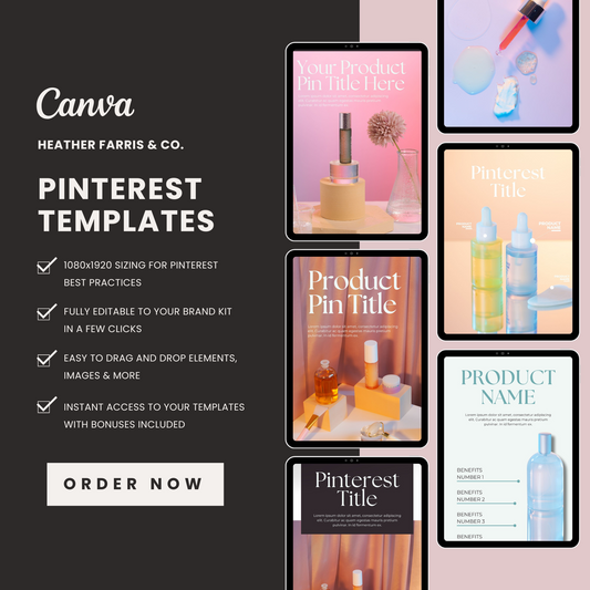 Video or Content Pinterest Templates