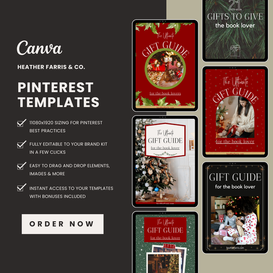 Christmas Gift Guide Pinterest Templates