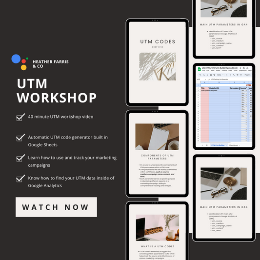 UTM Code Workshop: Better Tracking for Your Marketing