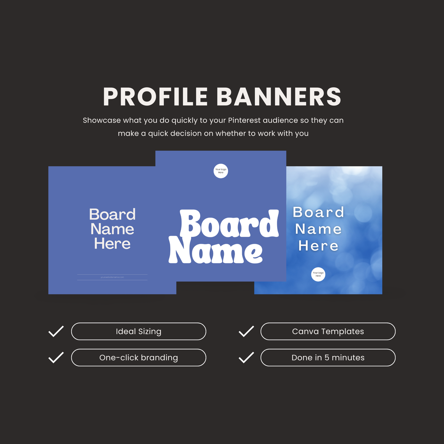 Pinterest Profile Starter Kit