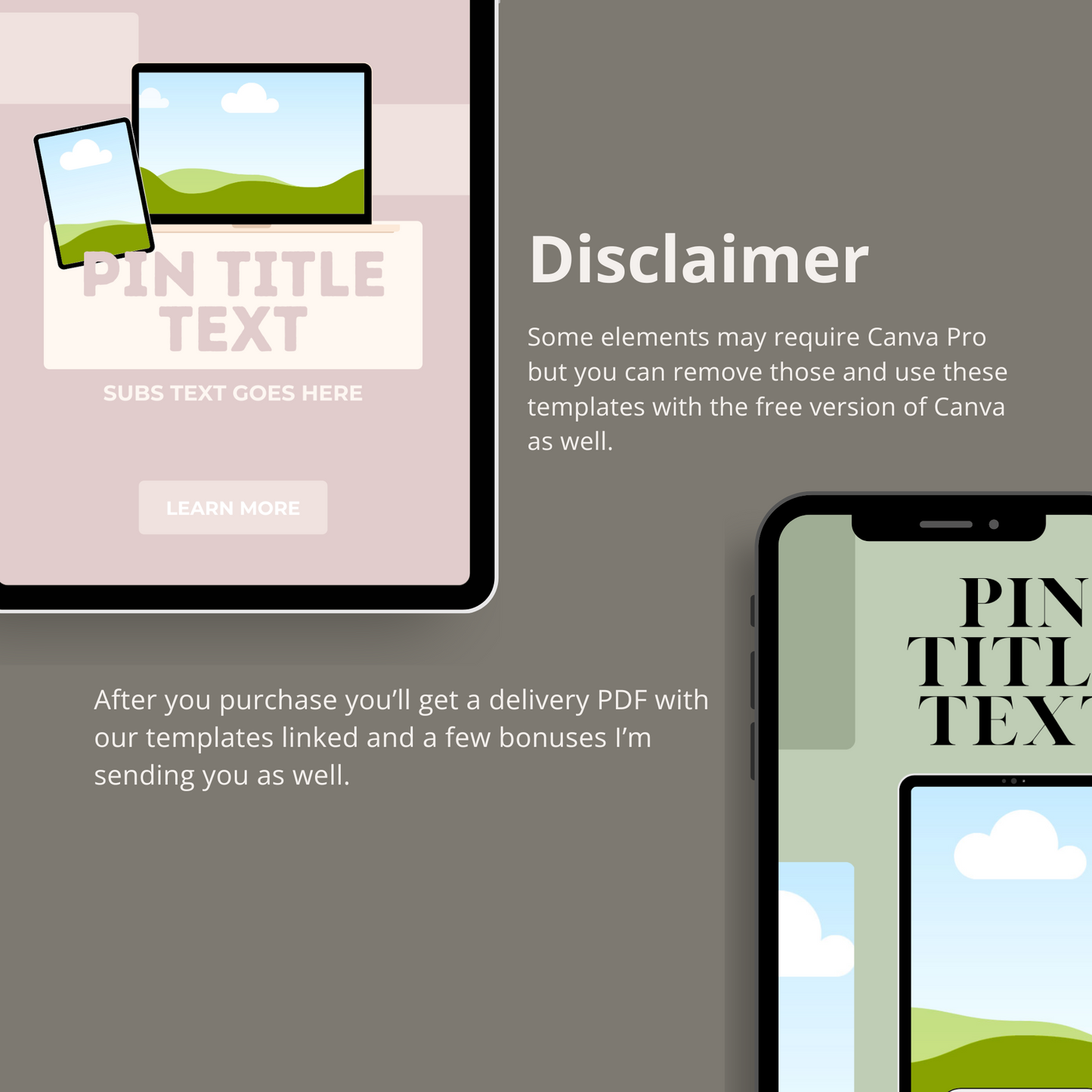 Fun & Flirty Pinterest Templates for Canva