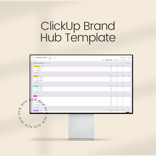 ClickUp Brand Hub Template