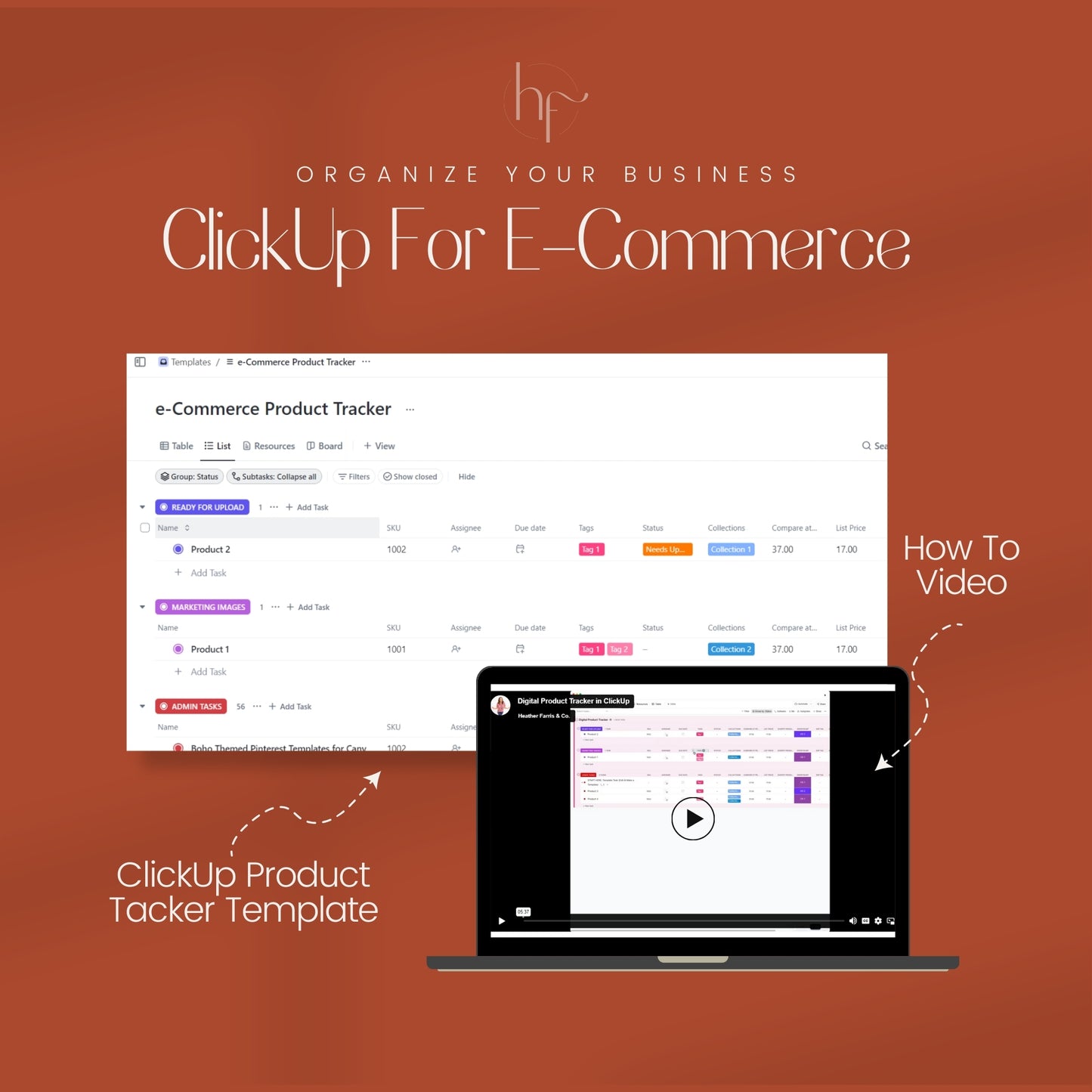 ClickUp E-Commerce Template