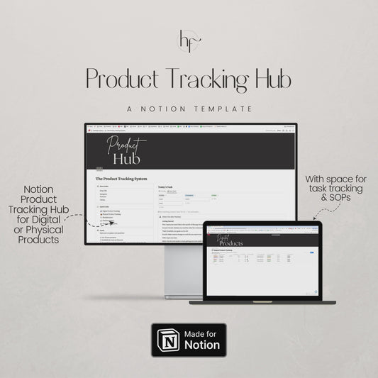 Notion Product Management OS Hub for Physical & Digital Product Sellers